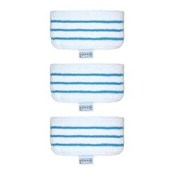 5 pakkauksen moppityynyjen vaihto mustalle + Decker Steam Mop FSM1610 / FSM1630 pestävälle moppityynylle 3 pcs