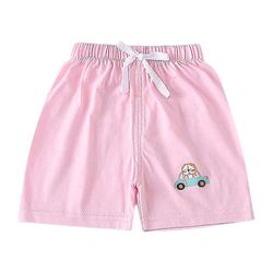 Besser Toddler Kids Piger Elastic Waist Shorts Korte Bukser Pink 1-2 Years