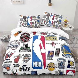 3D Anime Collection Koripalloaiheinen vuodevaatteet harjatulla kankaalla kolmiosainen täydellinen ZX3 Double 200x200cm