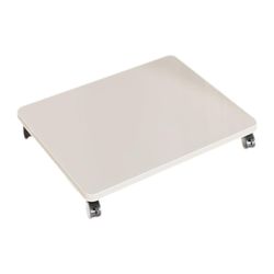 Säilytyslaatikko Siirrettävä rullateline pyörillä Järjestäjä Vakaa siirrettävä lisävarustelokero Ääniteline Säilytyslaatikon pidike toimistoon Valk...