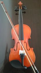 Huizhiwentong Student Acoustic Violin Fuld 4 / 4 Maple Gran med sag Bow Rosin Wood Color 3/4
