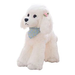 Sencu Dog Plushie, Puppy Stuffed Animal, realistisk, naturtro utstoppede Interaktive Pet leketøy for jenter Gutter Kids Birthday Bedtime Party favo...