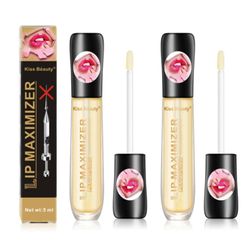 Vitamin E Lip Plumping Serum Hyaluronsyre Lip Plumping nærer leppene Reduserer Lip Lines 2pcs