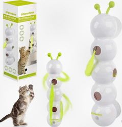 Interaktiivinen Caterpillar-kissalelu sisäkissoille - Älykäs kissalelu leikkiin ja liikuntaan