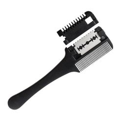 Hår skæring Kam med razor blades Barber Saks Udtynding Frisør