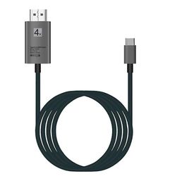 Coosilo 2m Usb 3.1 Type-c til Hdmi-kabel grå