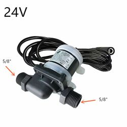 Jt-750d DC 12v vattenpump borstlös motorpump 1/2'' 5/8'' Tråd max 7m 900l/h Ultratyst biltvätt gardon med pump 8-24V JT-750D5