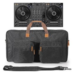 Lichifit Rejsetaske til Pioneer DJ DDJ-FLX6 DDJ-800 kompakt DJ-controller Sort