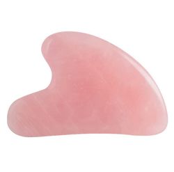Coosilo Gua Sha Skrabe Massage Tool, Jade Gua Sha Stone Anti aldrende Gua Pink