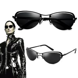 Film The Matrix Trinity Cosplay Briller Unisex Eyewear Rammeløse briller Metal Fashion Driving solbriller Tilbehør Rekvisitter