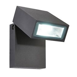 Saxby Lighting (Poole) Morti Integreret LED 1 Lys Udendørs Væg Lys Tekstureret Mørk Mat Antracit, Glas IP44