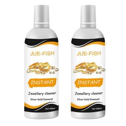 100ml ultraääniliuos korujen puhdistus nestemäiset lasit linssi kellorenkaat puhdistusaine erityinen ultraäänipuhdistuskoneelle 2pcs