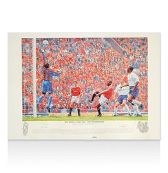 A1 Sporting Memorabilia Andy Cole Signert Manchester United Foto - The Treble: Part One - The Premiership