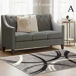 VIKAMA moderni yksinkertainen kristallisamettimatto suurikokoinen olohuone makuuhuone liukumattomat matot sohva kahvi SJR5 80x160cm