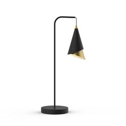 Italux Lighting Moderne LED bordlampe sort, guld, varm hvid 3000K 234lm