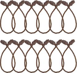 16kpl jouluseppelesolmioita, joulubanistin kierretyt solmiot koristeportaat