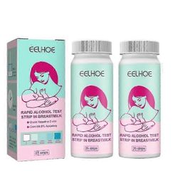 25/50x Rintamaidon alkoholiupotustesti 2 minuutin tulos Rintamaidon alkoholitesti 50PCS