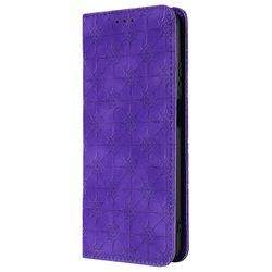 Gangxun Kompatibel med Xiaomi Mi 10t / 10t Pro Case Læder Magnetisk Flip Folio Cover Tegnebog lilla