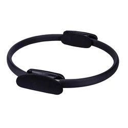 Pilates Ring Holdbar Magic Circle Yoga Fitness Beautiful Hip Circle Pelvic Muscle Chimney Tube Open Back svart