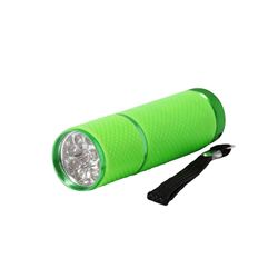 Uv Lila Ljus Verktyg Konst 9 Led Bärbar Mini Ficklampa Ficklampa Nageltork Gåva Grön
