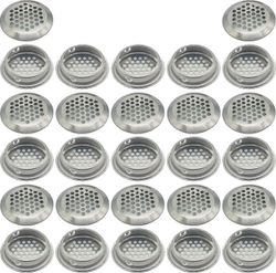 27 kappaletta 35mm ruostumattomasta teräksestä valmistettu tuuletusritilä pyöreä verkko hengitys | Keittiökalusteisiin Ruostumattomasta teräksestä ...
