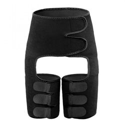 Suren Fitness Waist Træner Sport Bælte Justerbar Elastisk Talje RygStøtte Bælte Neopren Slankende Typografi1-sort L-XL