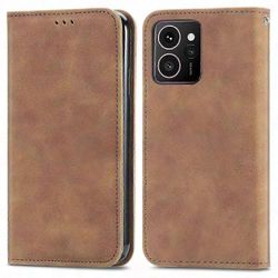 HMD Skyline aito nahkakotelo ihon kaltainen tunne korttipaikka puhelimen kansi magneettinen suljin vihreä Monivärinen Brown