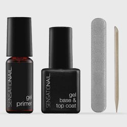 Sensationail Kit geelipohjamaalilla, pohjamaalilla ja pintamaalilla, kirkas, 1 kpl