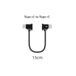 Sajygv 15cm/30cm Micro Type-C kabel til drone fjernbetjening, kompatibel med Dji Mavic Mini 3 Pro/air2s/air/air 2/mini 2/pocket1/2 Type-C til Type-C