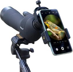 Cellphone Telescope Adapter Mount, Universal Phone Scope Mount, Arbejde med for spotting Scope, Teleskop, osv.
