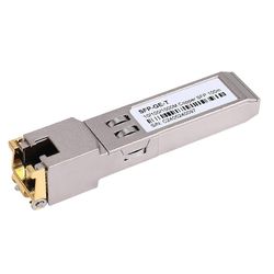SFP-moduuli RJ45-kytkin Gbic 10/100/1000 -liitin SFP-kupari RJ45 SFP-moduuli Gigabit Ethernet -portti 1 hopea