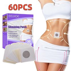 60 stk Eelhoe Slimming Body Shaping Patch strammer Lazy People's Thin Belly Arms Slanking navle klistremerke