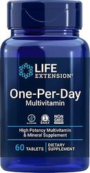 Life Extension Käyttöiän pidentäminen yksi päivässä Multivitamin 60 -tabletit