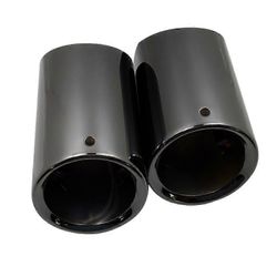 BMW 5-sarja F10 F11 F18 F07 E12 E28 E34 E39 E60 E61 auton pakoputken kärjet musta ruostumattomasta teräksestä valmistettu äänenvaimennin hännän kur...