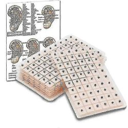 600 laskua akupunktio Vaccaria korvan siemenet kertakäyttöiset korvapuristimen siemenet akupistehieronta papu korvapuristin laastari EGI