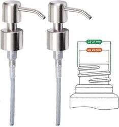 Korvaava saippua-annostelija 24mm harjattu korkealaatuinen pakkaus 2 kpl Kuten As shown