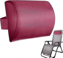 Pehmeä säädettävä pää- ja niskatyyny - ergonominen tuki tuoleille ja lepotuoleille, mukava niskatukityyny Viininpunainen