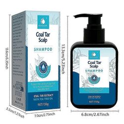 Kivihiiliterva hilseilyä ehkäisevä shampoo ja hoitoaine Kivihiilitervauute Päänahan lievitysshampoo, rauhoittaa kutinaa S 1pc