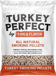 Tyrkiet Perfect All Natural Smoker Pellets - Rygertilbehør - Træpiller til ryger, grill og bagning - Ahorn, Hickory & Cherry Wood Blend - 20 lb