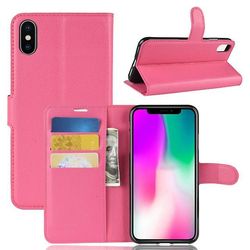 AIR Samsung Galaxy M30S stødsikker tegnebog folio læderetui - Mørk pink