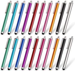 Sunrain Stylus sæt af 20 pack, universel kapacitiv touch screen pen kompatibel med ipad, iPhone, Samsung, kompatibel med alle enheder med kapacitiv...