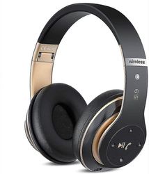 6s langattomat Bluetooth-kuulokkeet korvan päällä, Hi-fi Stereo taitettavat langattomat stereokuulokkeet Nappikuulokkeet sisäänrakennetulla mikrofo...