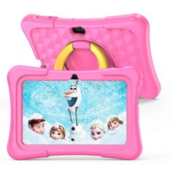 Pritom K7 Pro 7 tuuman tabletti lapsille, Android 11 lasten tabletti, neliytiminen, 2gb ram, 32 gb rom, wifi, kamera, koulutus, pelit, lasten ohjel...