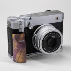 Hopea-aavikkorautapuu puinen kädensija Fujifilmille GFX100RF ensiluokkainen käsityötaito kohtaa modernin