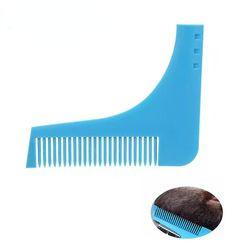 Skæg Trim Skabelon Sex Man Modellering Tools Skæg Kam 2 Stil Skæg Bro Shaping Styling