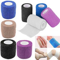 5m Elastisk Bandage Selvklæbende Elastoplast Sports Protector For Knæ Finger Ankel Palm Førstehjælp Kit Hvid