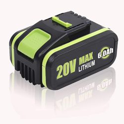 20V 5.0ah / 5000mAh litiumioniakun vaihto Worx Wa3551 Wa3551.1 Wa3553 Wa3553.2 Wa3641 -akulle