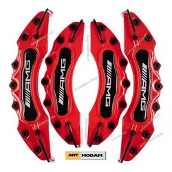 M-BENZ AMG -jarrusatulan suojuksille 4kpl AMG Pumping 7 jarruohjain Autojarrujen lisävarusteet ilmalevyille ja jarrujärjestelmälle ~ 17382