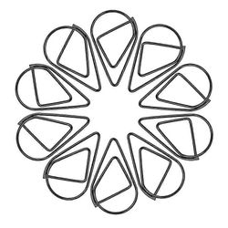 100kpl paperiliittimiä, kestävät ja ruosteenkestävät paperiliittimet, jotka sopivat erinomaisesti Toimistokoulun ja henkilökohtaisen asiakirjan org...