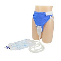 Puettava virtsapussi katetrikanavalla 1000ml 2000ml miehille, naisille, iäkkäille virtsankarkailuun ja vuodepotilaille Miesten sininen